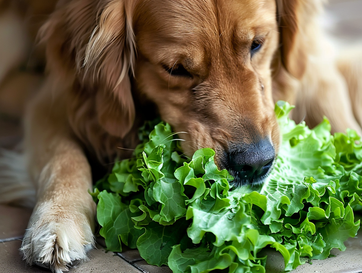 can a dog eat lettuce